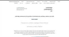 Desktop Screenshot of cambridgegallery.co.uk